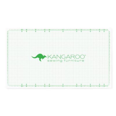 66" x 36" Cutting Mat (MAT-K) from Kangaroo Sewing Furniture with 1 inch quilter's grid and degree angle markers